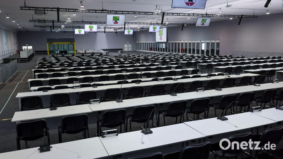 Für den Prozess wurde ein Interims-Gerichtsgebäude errichtet. (Archivbild) Bild: Jan Woitas/dpa