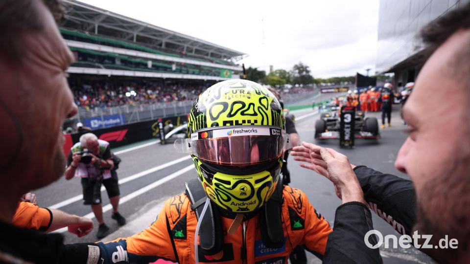 Vieles spricht nun für Lando Norris' ersten WM-Triumph. Bild: Ettore Chiereguini/AP/dpa