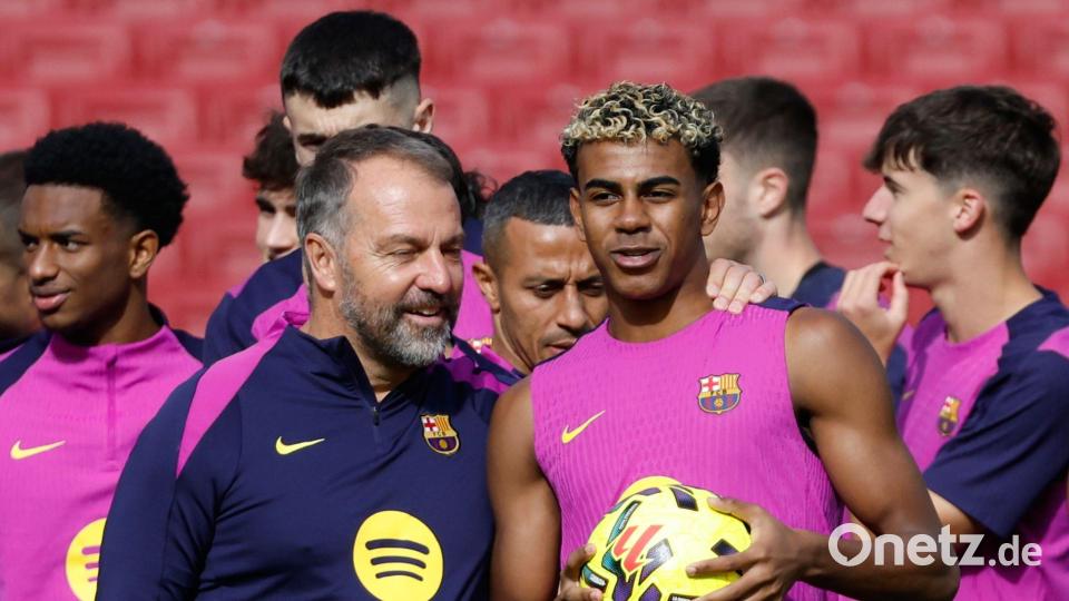 Hansi Flick nimmt im Streit kein Blatt vor den Mund. (Archivfoto) Bild: Joan Monfort/AP/dpa