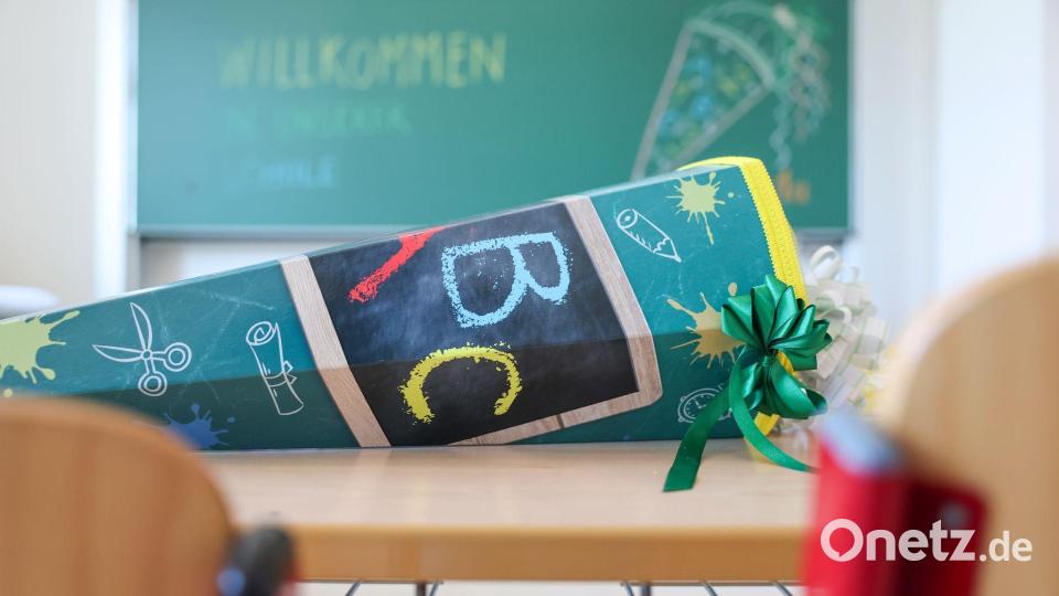 Die Zahl der Erstklässler in Deutschland sinkt erneut. (Symbolbild) Bild: Jan Woitas/dpa