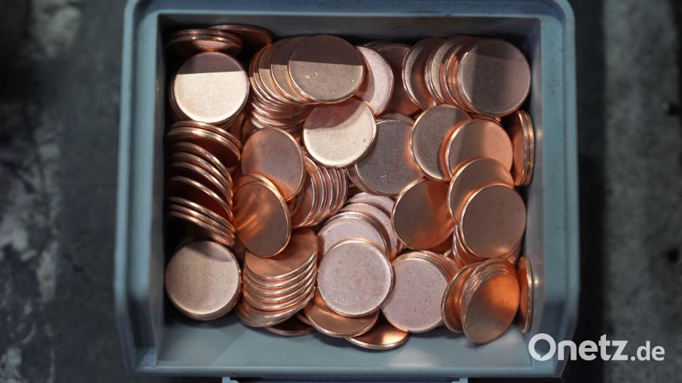 Nach 230 Jahren brauchen die USA keine Rohlinge zum Prägen von neuen Pennys. Bild: Matt Slocum/AP/dpa