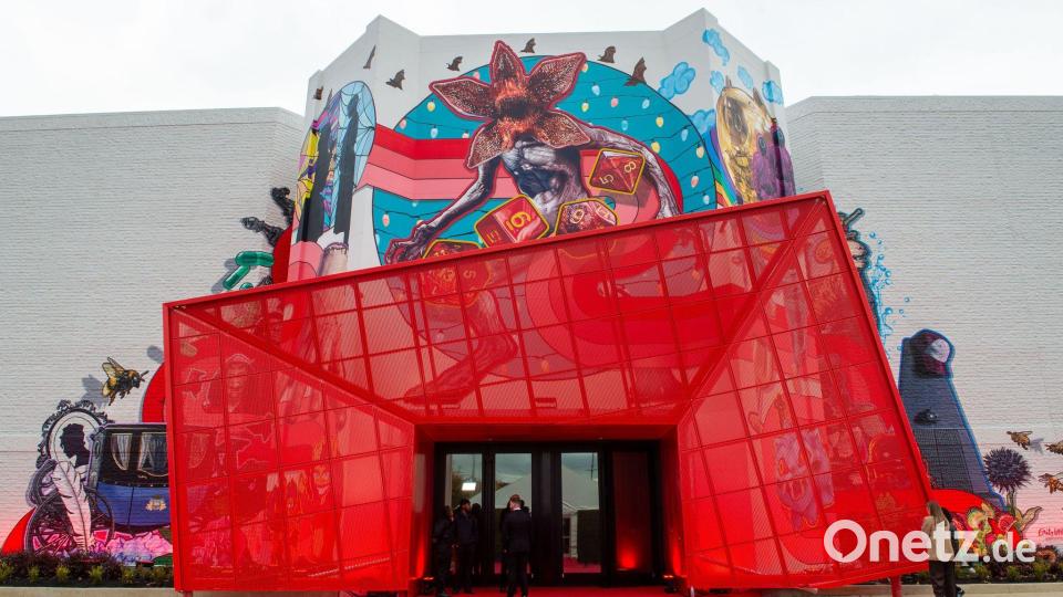 Das erste Netflix House zog in das Gebäude eines ehemaligen Kaufhauses in einem Einkaufszentrum ein. Bild: Andrej Sokolow/dpa