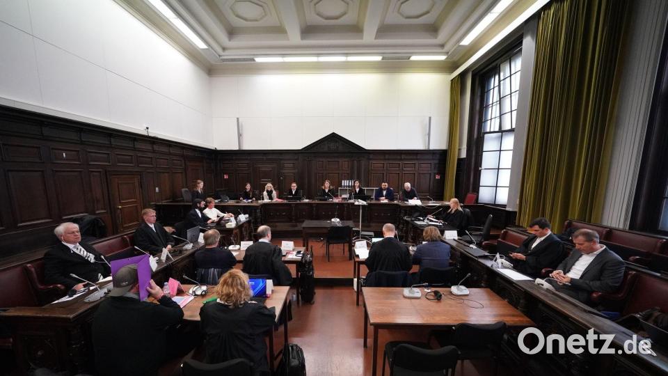 Es ist bereits der 22. Verhandlungstag im Landgericht Hamburg. Bild: Marcus Brandt/Pool dpa/dpa