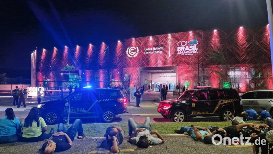 Auch die brasilianische Bundespolizei war im Einsatz. Bild: Larissa Schwedes/dpa