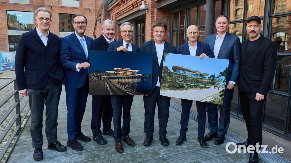 Die Beteiligten nach der Vorstellung. Bild: Georg Wendt/dpa