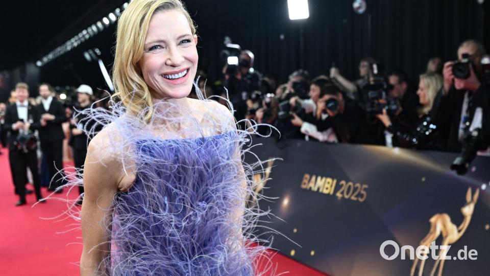 Cate Blanchett versucht sich neuerdings an einem Hobby. Bild: Peter Kneffel/dpa