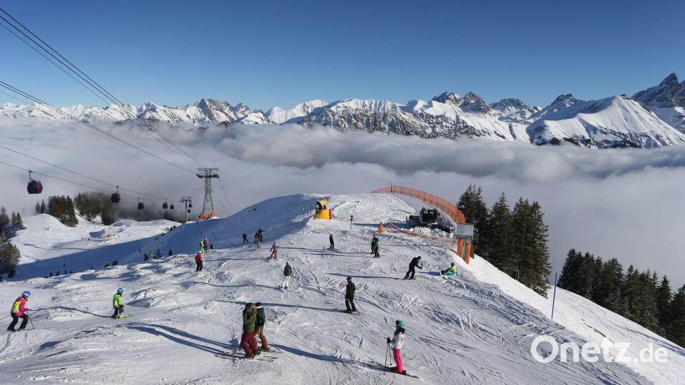 Im Skigebiet am Fellhorn im Allgäu soll ein Sessellift erneuert werden. Naturschutzverbände gehen deshalb auf die Barrikaden. Bild: Karl-Josef Hildenbrand/dpa