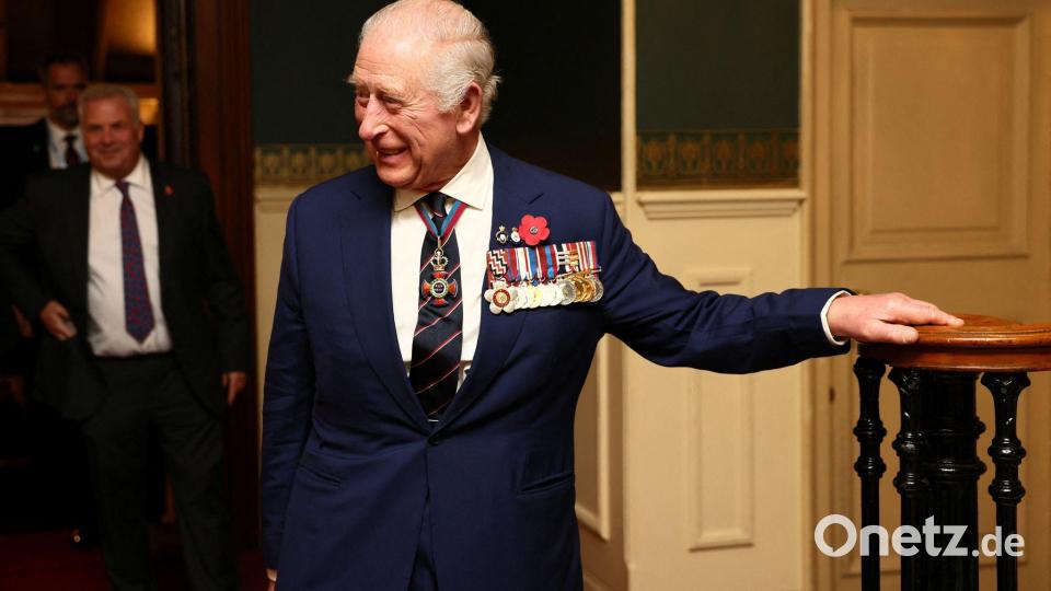 König Charles wird 77 Jahre alt. Bild: Jack Taylor/Pool Reuters/AP/dpa