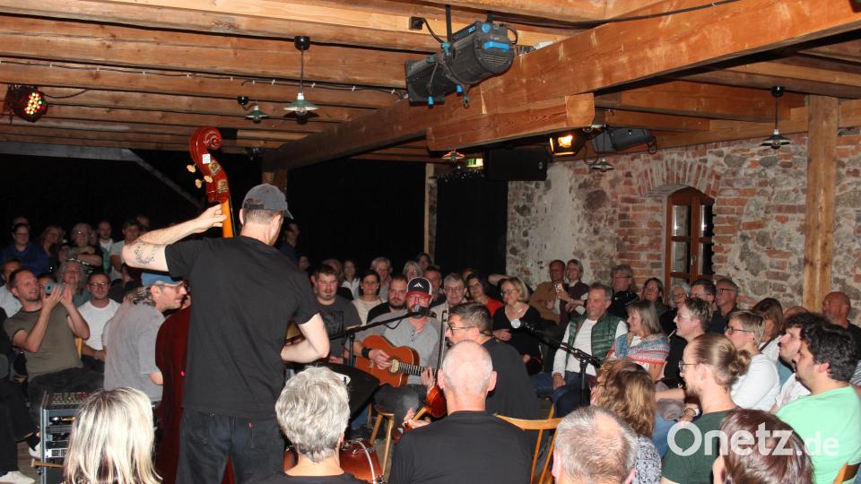 Django3000 verwandeln die Tenne am Schafferhof zwei Abende lang in ein Tollhaus. Bild: stg