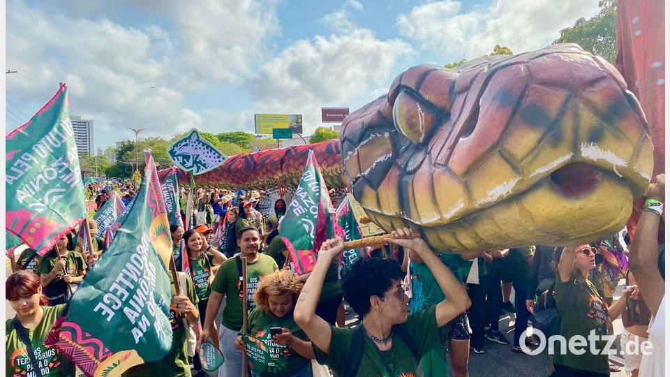 Es sind nicht die einzigen Proteste rund um den Weltklimagipfel. Bild: Torsten Holtz/dpa