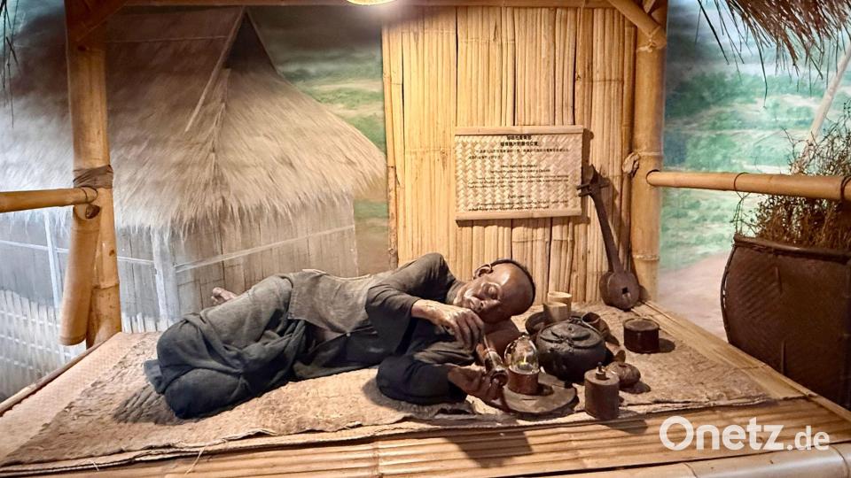 Museen am Goldenen Dreieck zeigen, wie früher Opium geraucht wurde. Bild: Carola Frentzen/dpa
