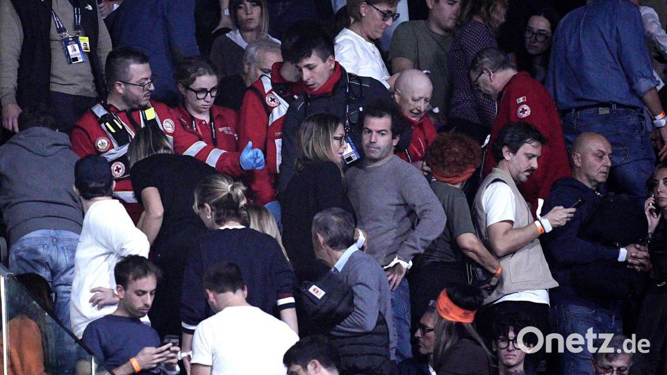 Auf der Tribüne gab es einen medizinischen Zwischenfall Bild: Marco Alpozzi/LaPresse via ZUMA Press/dpa