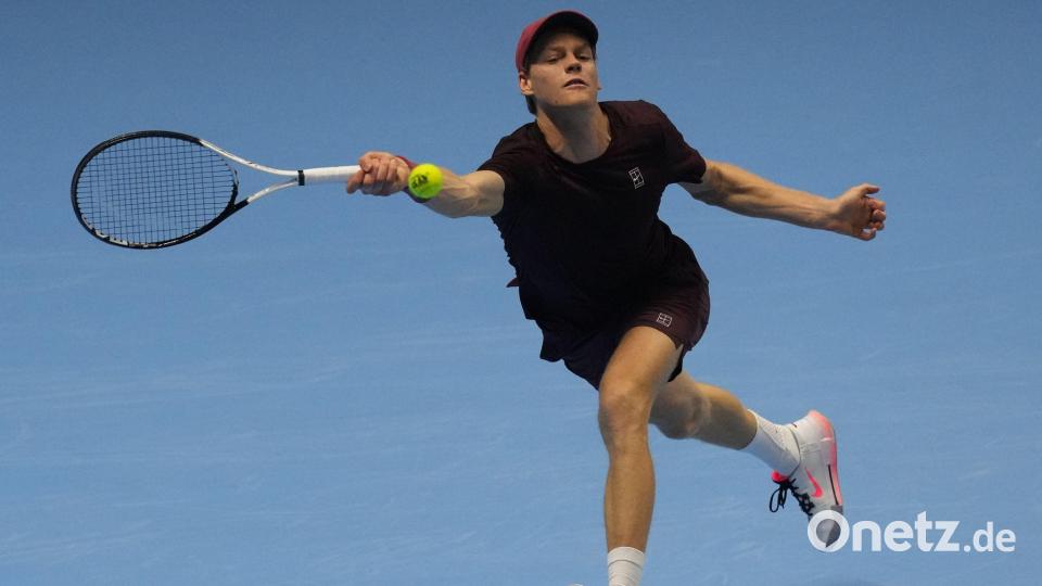 Jannik Sinner steht im Finale der ATP Finals Bild: Antonio Calanni/AP/dpa