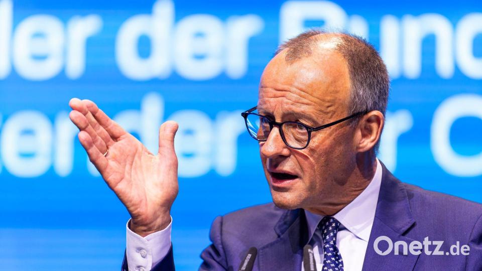 Redete dem Parteinachwuchs nicht gerade nach dem Mund: Bundeskanzler Friedrich Merz (CDU). Bild: Philipp von Ditfurth/dpa