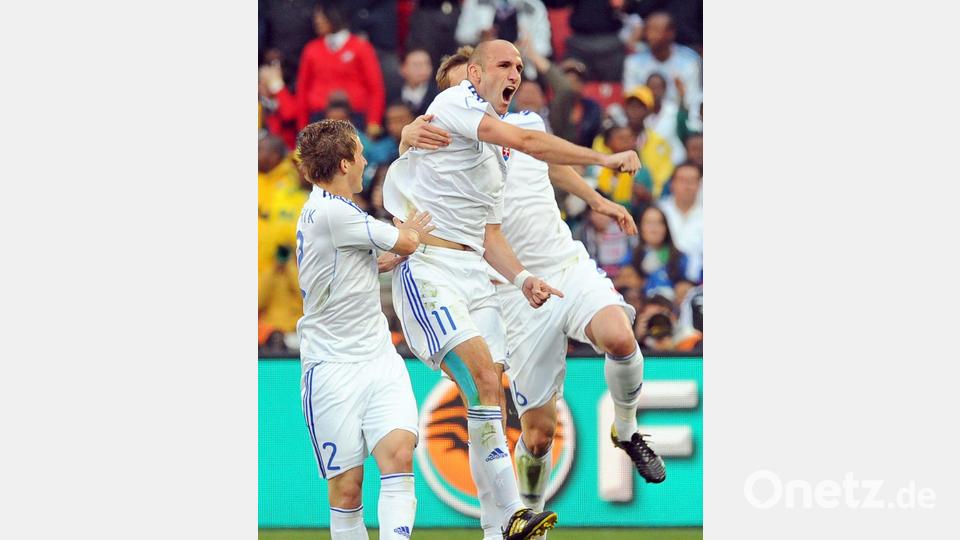 Es war eine der WM-Sensationen: Die Slowaken schlugen 2010 Titelverteidiger Italien. Bild: picture alliance / dpa