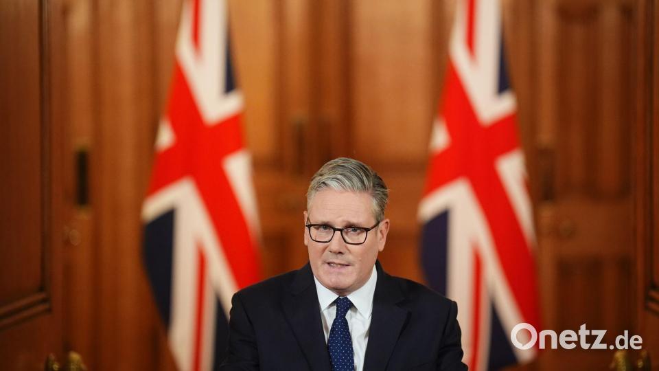 Die britische Regierung von Keir Starmer kündigt eine weitreichende Asylreform an. (Archivbild) Bild: James Manning/PA Wire/dpa