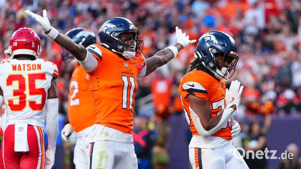 Die Kansas City Chiefs haben im Playoff-Kampf in Denver einen herben Rückschlag kassiert. Bild: Jack Dempsey/AP/dpa