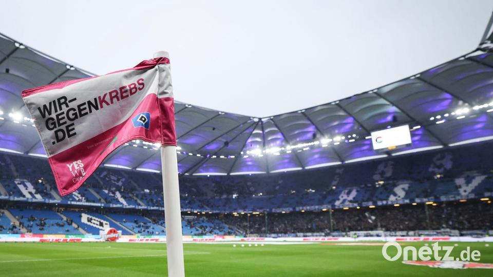 HSV-Aktion: Wir gegen Krebs Bild: Christian Charisius/dpa