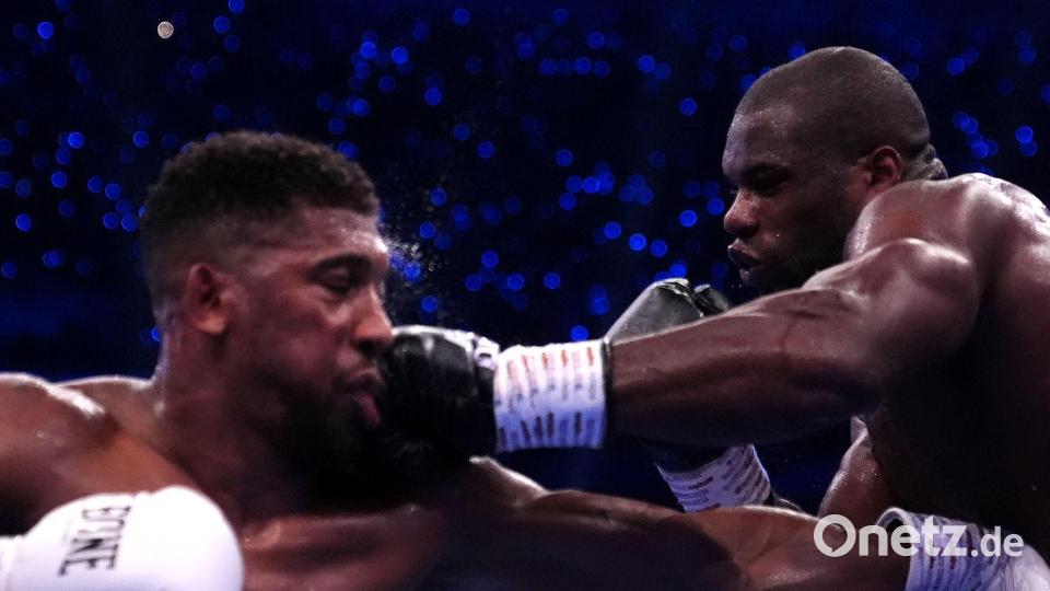 Zuletzt gab es eine Pleite für Anthony Joshua (l). (Archivfoto) Bild: Bradley Collyer/PA Wire/dpa