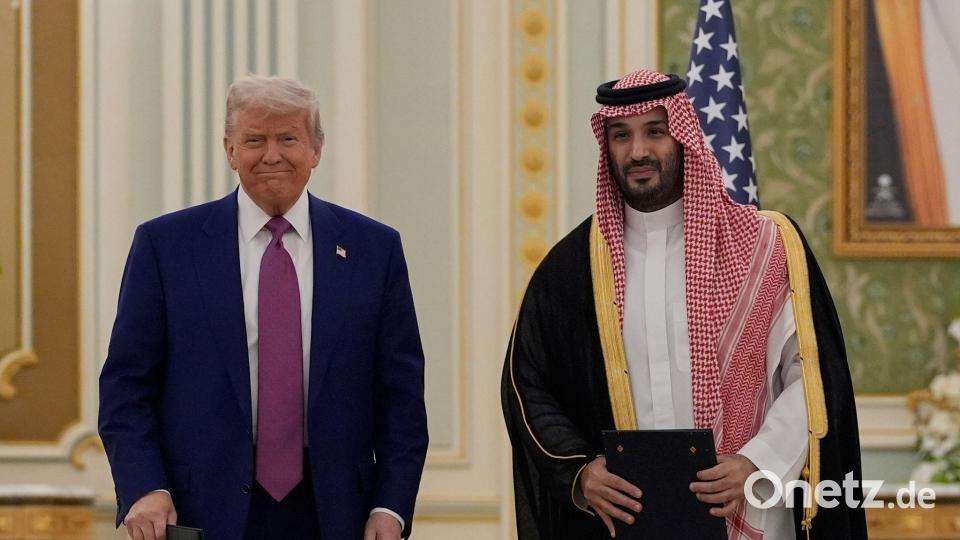 Nach dem Besuch von US-Präsident Donald Trump in Saudi-Arabien im Mai ist der saudische Kronprinz Mohammed bin Salman zu Gast in Washington. (Archivbild) Bild: Alex Brandon/AP/dpa