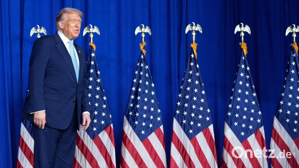 US-Präsident Donald Trump spricht auf einer Veranstaltung. Bild: Alex Brandon/AP/dpa