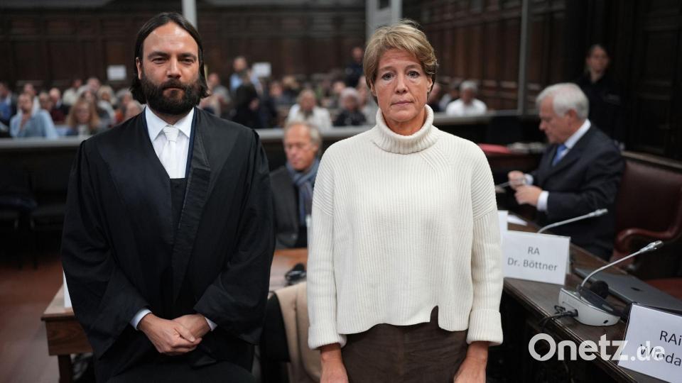 Christina Block mit ihrem Verteidiger Ingo Bott Bild: Marcus Brandt/dpa-Pool/dpa