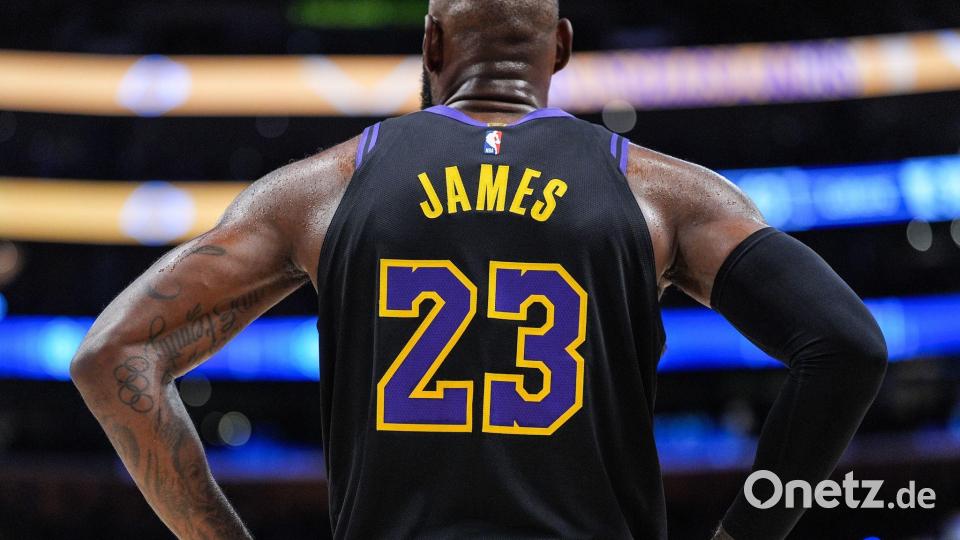 23. NBA-Saisons für die Nummer 23 der Los Angeles Lakers Bild: Jae C. Hong/AP/dpa