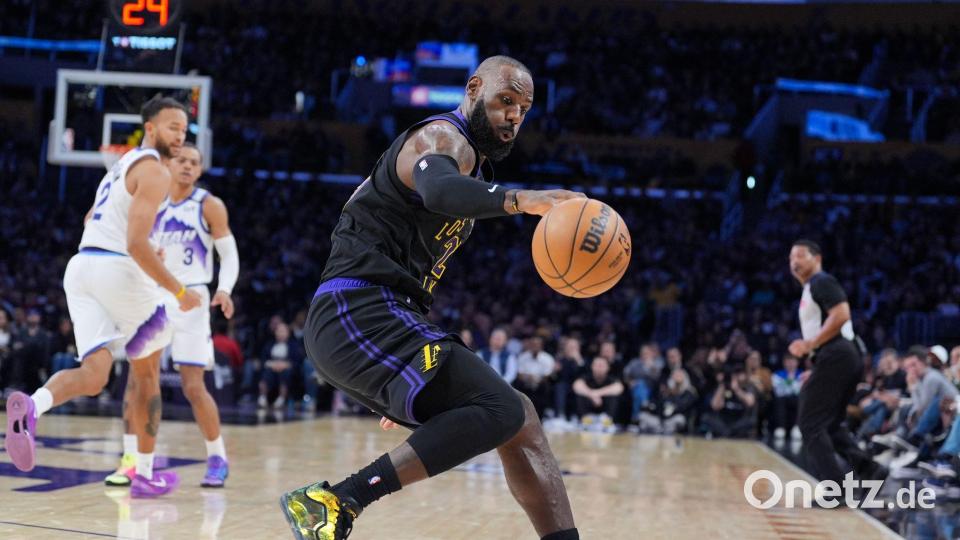 James kam beim Comeback auf elf Punkte und zwölf Vorlagen. Bild: Jae C. Hong/AP/dpa