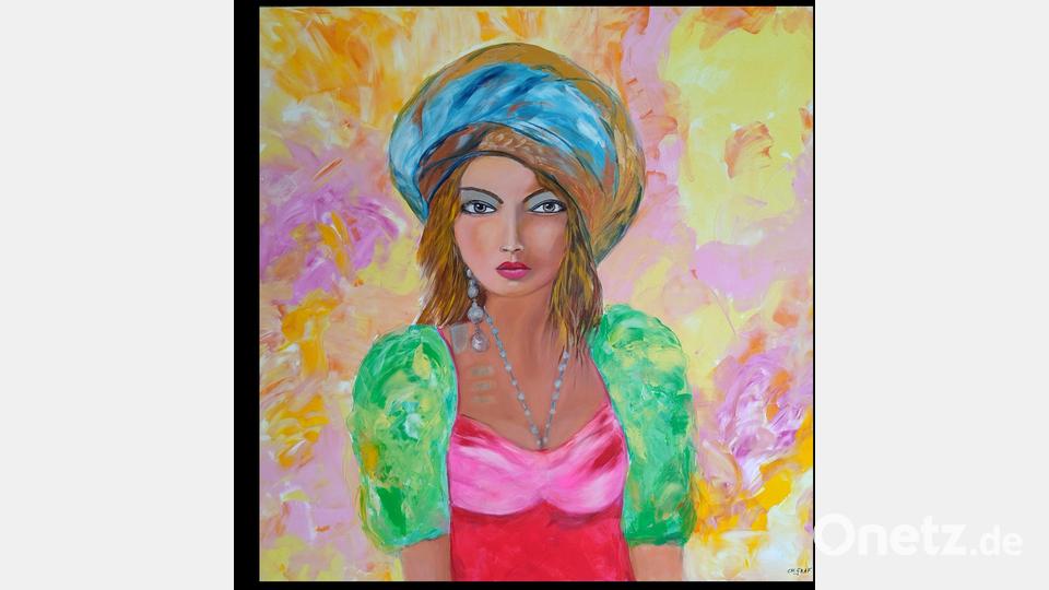 &quot;Lady mit Turban&quot; von Christine Graf. Bild: Künstlergemeinschaft