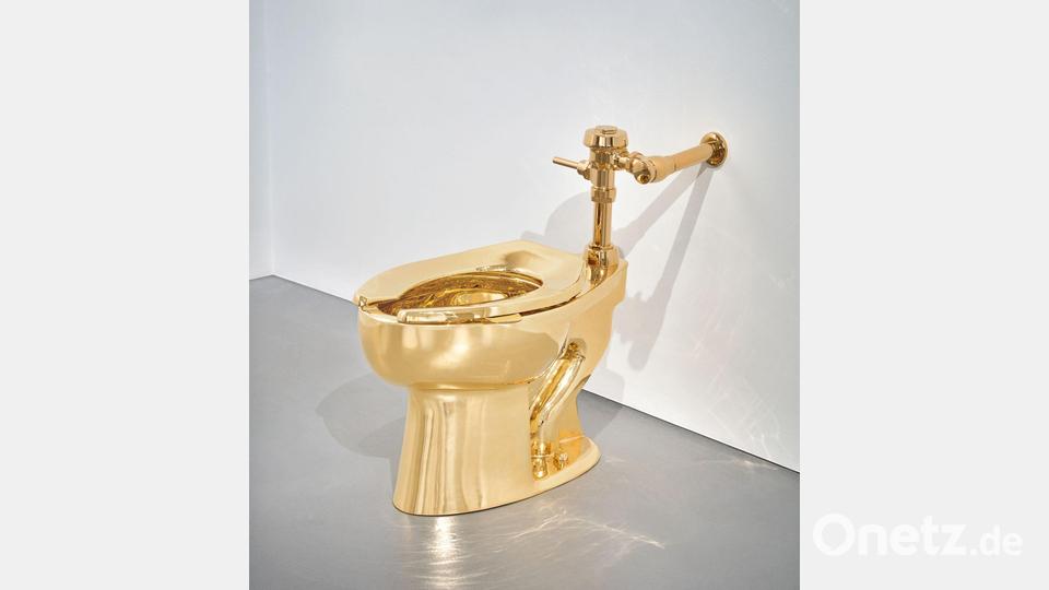 Das Klo ist voll funktionsfähig. Bild: -/Sotheby&#039;s/dpa