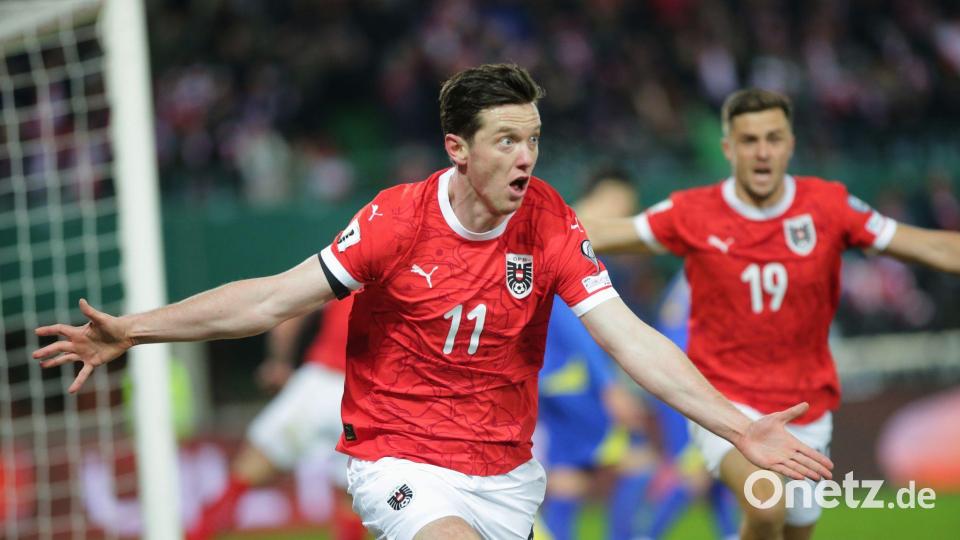 Ex-Bundesliga-Profi Michael Gregoritsch sicherte Österreich das WM-Ticket. Bild: Heinz-Peter Bader/AP/dpa