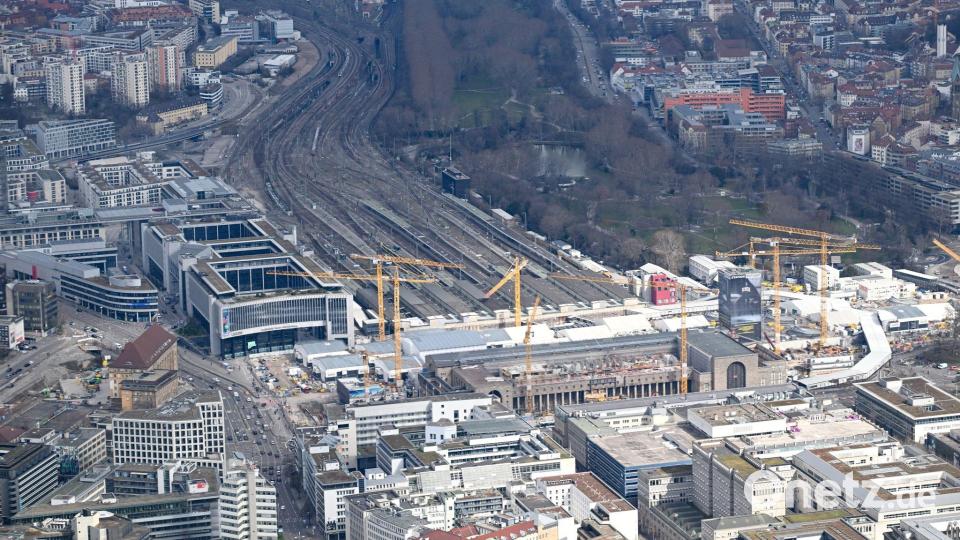 Die Bauarbeiten für Stuttgart 21 laufen seit 2010. (Archivbild) Bild: Bernd Weißbrod/dpa