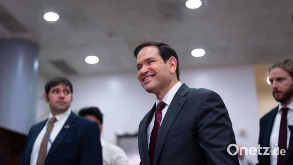 US-Außenminister Rubio ist einer der Autoren des Friedensplans. (Archivbild) Bild: J. Scott Applewhite/AP/dpa