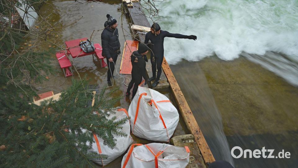 Bei dem Vorversuch kamen verschiedene Materialien zum Einsatz. Bild: Malin Wunderlich/dpa