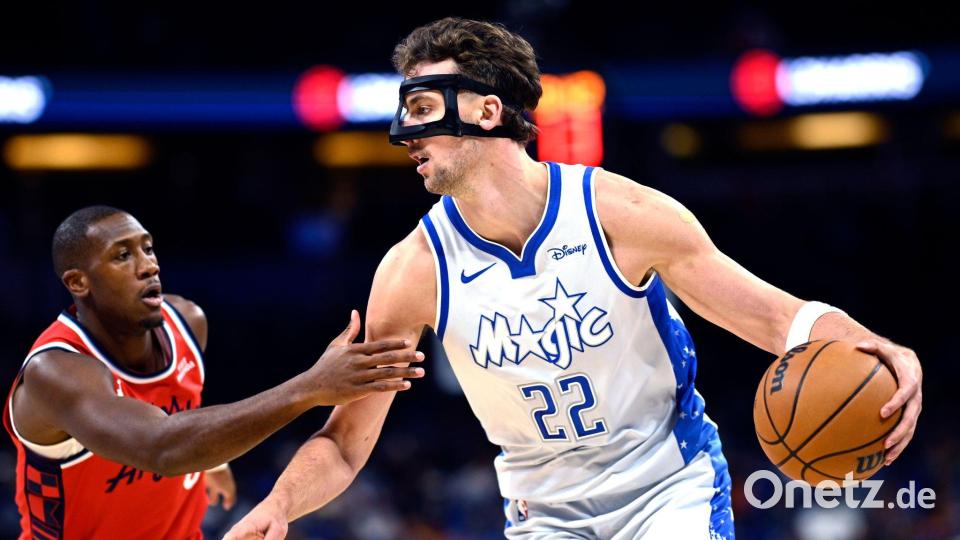 Franz Wagner führte Orlando mit 14 Punkten nach der Pause an. Bild: Phelan M. Ebenhack/AP/dpa