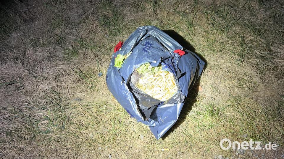 Ein bislang unbekannter Täter hat bei Stulln Gartenabfälle illegal entsorgt. Bild: Polizei Nabburg