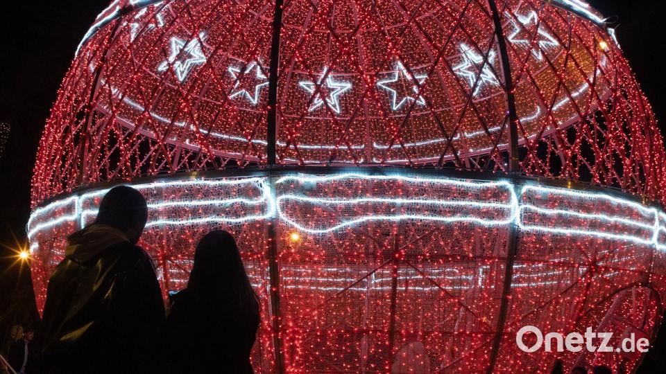 Weihnachtsstimmung in Palma. Bild: Clara Margais/dpa