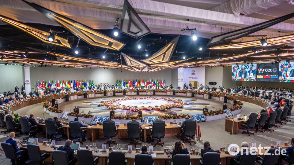 Die Beratungen der G20-Staaten im südafrikanischen Johannesburg standen unter dem Motto „Solidarität, Gleichheit und Nachhaltigkeit“. Bild: Michael Kappeler/dpa-Pool/dpa