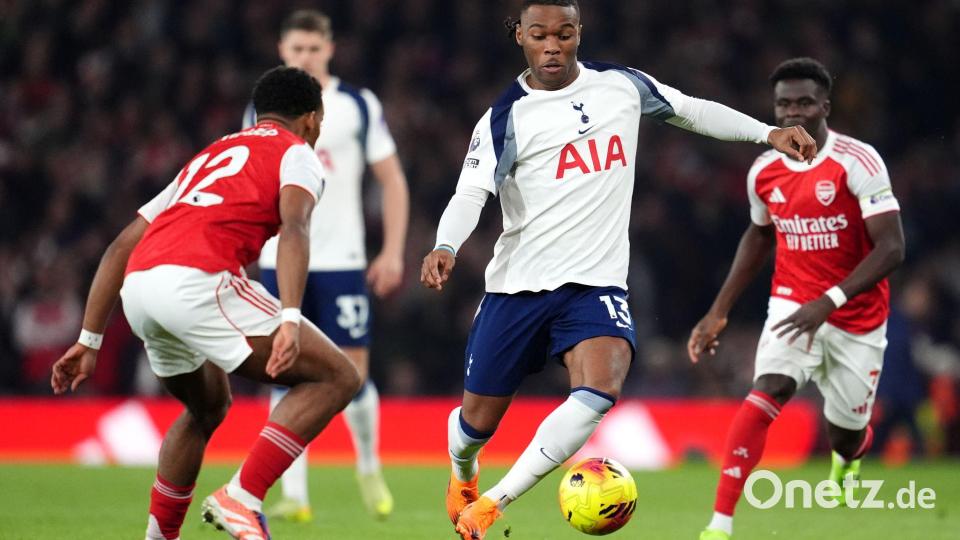 Tottenham war beim Tabellenführer Arsenal chancenlos. Bild: Adam Davy/PA Wire/dpa