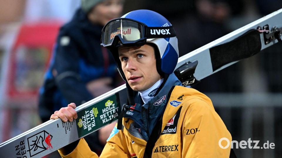 Für Andreas Wellinger gibt es noch viel zu tun. Bild: Hendrik Schmidt/dpa