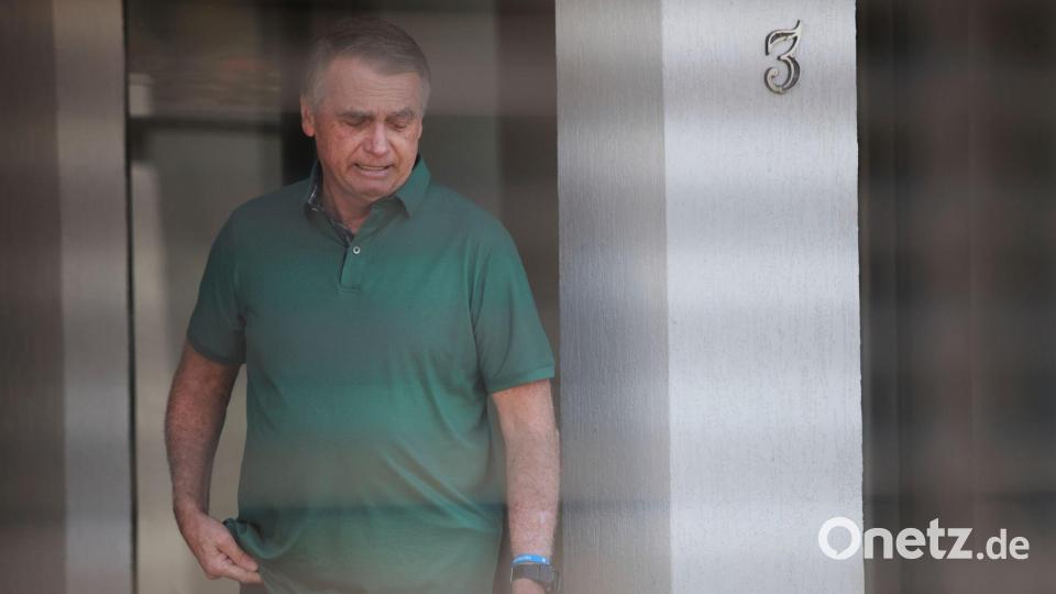 Wegen eines „konkreten Fluchtrisikos“ wurde Bolsonaro festgenommen. (Archivbild) Bild: Luis Nova/AP/dpa