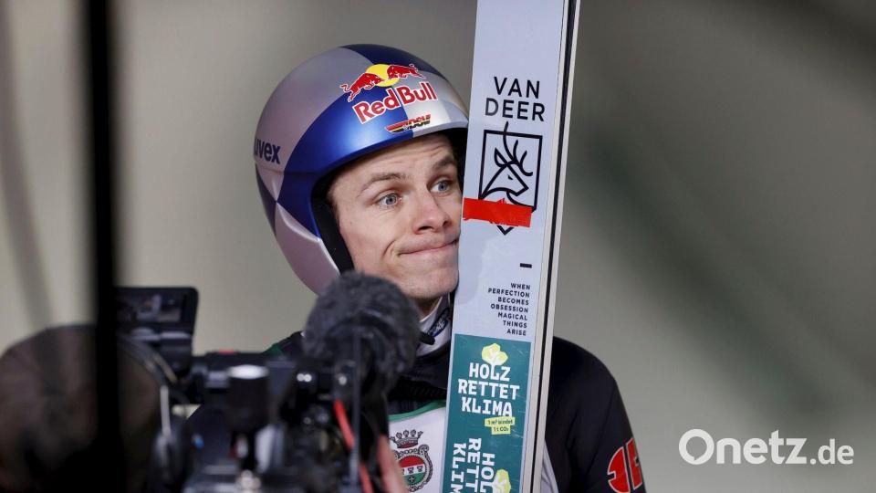 Andreas Wellinger ist noch ganz weit weg von Olympia-Form. Bild: Pepe Korteniemi/Lehtikuva/dpa