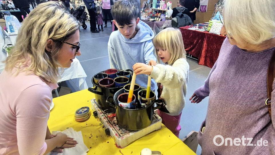 Kerzentauchen bei den Falken. Bild: whü