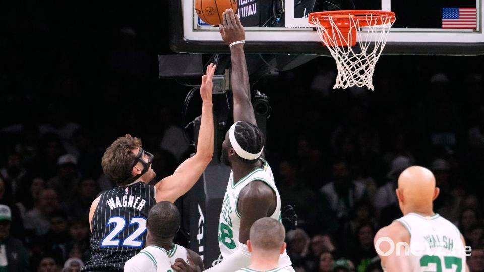 NBA-Star Franz Wagner war gegen die Boston Celtics nicht in Topform. Bild: Charles Krupa/AP/dpa