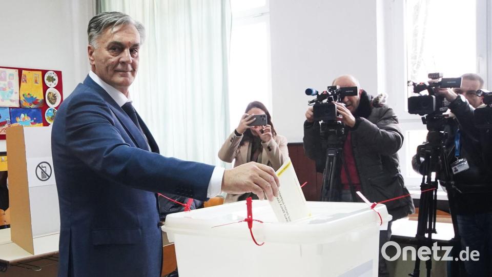 Sinisa Karan ist ein Vertrauter des bisherigen Präsidenten Milorad Dodik. Bild: Milivoje Pavicic/AP/dpa