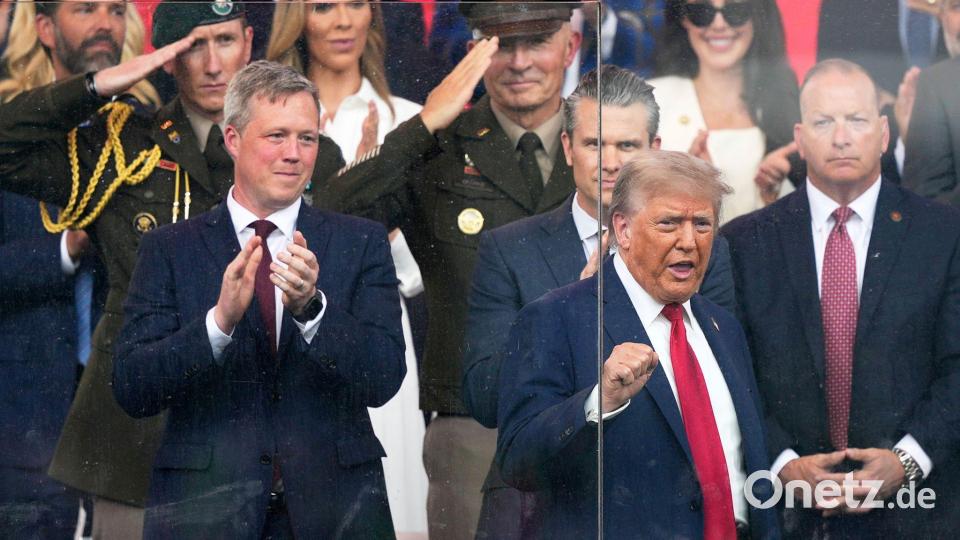 Driscoll gehört zum Team um Donald Trump (Archivbild). Bild: Julia Demaree Nikhinson/AP/dpa