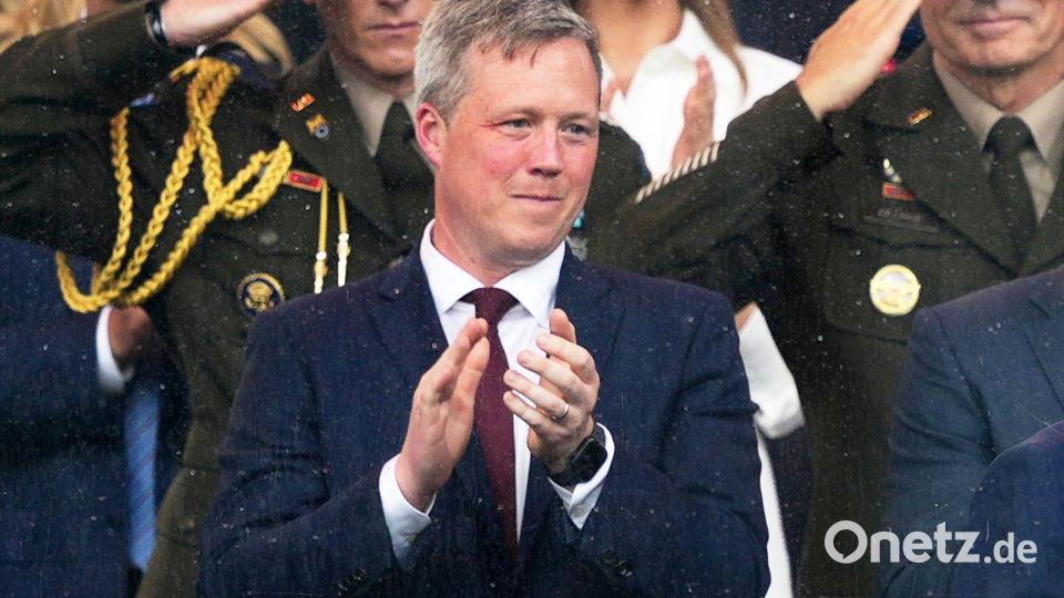 Er gilt als Kumpel von JD Vance: Daniel Driscoll (Archivbild). Bild: Julia Demaree Nikhinson/AP/dpa