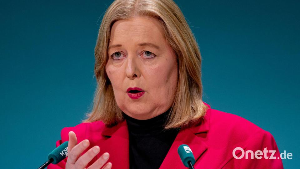 Arbeitsministerin Bärbel Bas (SPD) wirbt für die Rentenpläne. Bild: Fabian Sommer/dpa