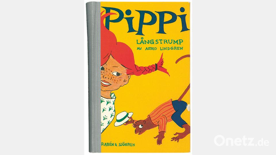 Das erste Buch über Pippi Langstrumpf erschien vor 80 Jahren. Bild: Rabén &amp; Sjögren/The Astrid Lindgren Company. Illustration: Ingrid Vang Nyman/dpa