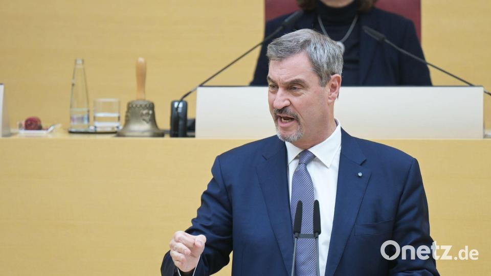 Für Markus Söder stellt der vorgelegte Plan des Doppelhaushalts die richtigen Weichen für die Zukunft. Bild: Malin Wunderlich/dpa